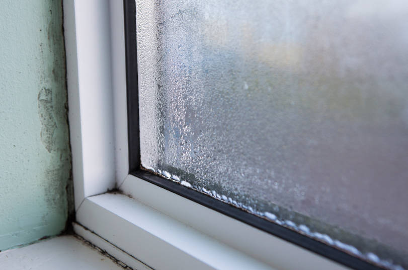 This is a wet window because condensation occurs